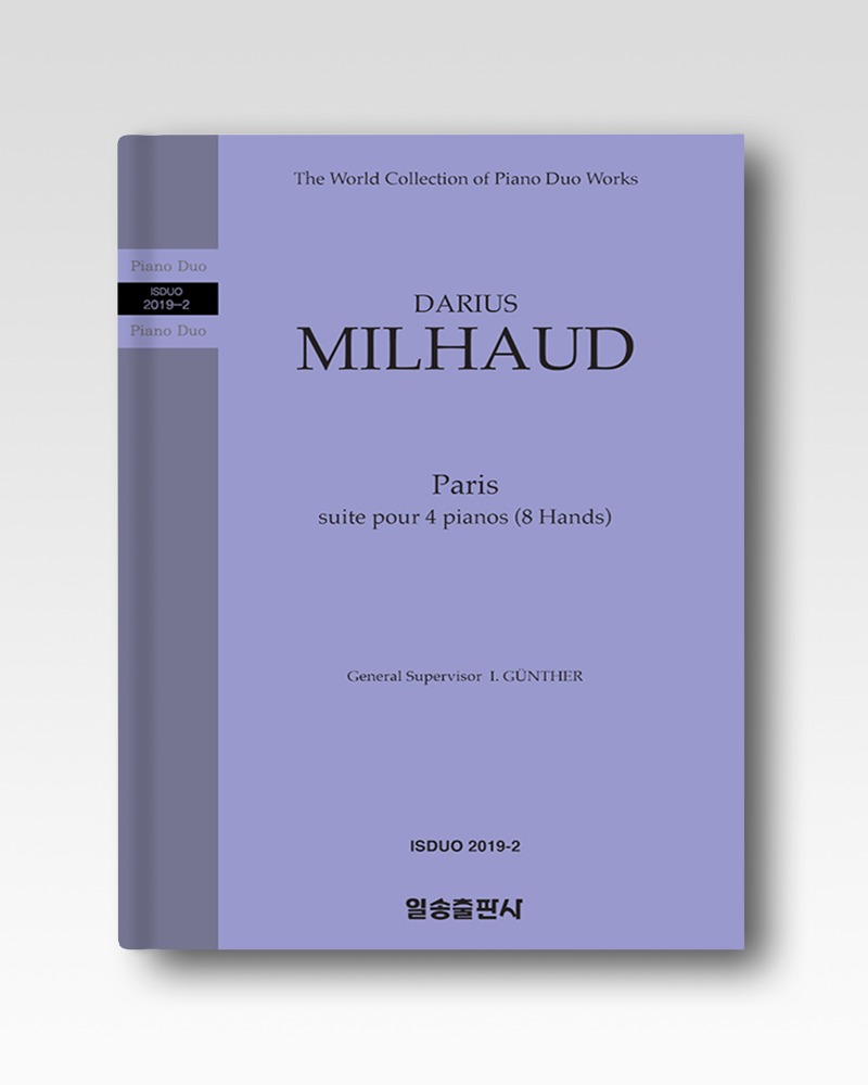 미요(MILHAUD) : 네 대의 피아노를 위한 파리모음곡(Paris suite pour 4 pianos) (2019-2)